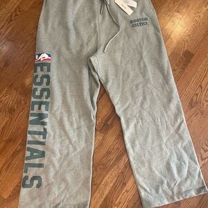 NWT-Fear of God Gray Essentials Sweatpants